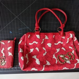 Hello Kitty Colors 35th Anniversary Handbag and Wallet